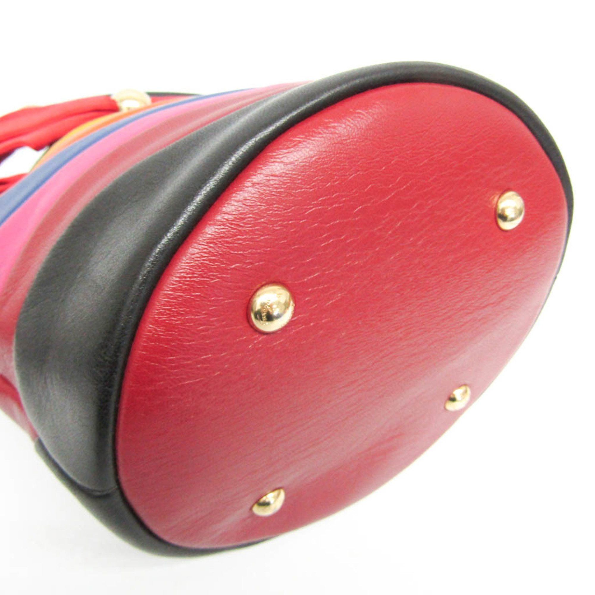 Salvatore Ferragamo Gancini Multicolour Leather Handbag (Pre-Owned) Size ONE SIZE - 3 Thumbnail