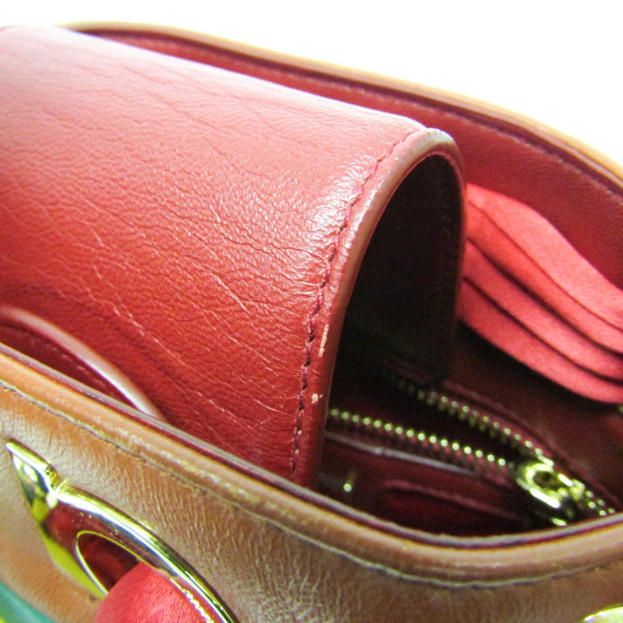 Salvatore Ferragamo Gancini Multicolour Leather Handbag (Pre-Owned) Size ONE SIZE - 11 Thumbnail