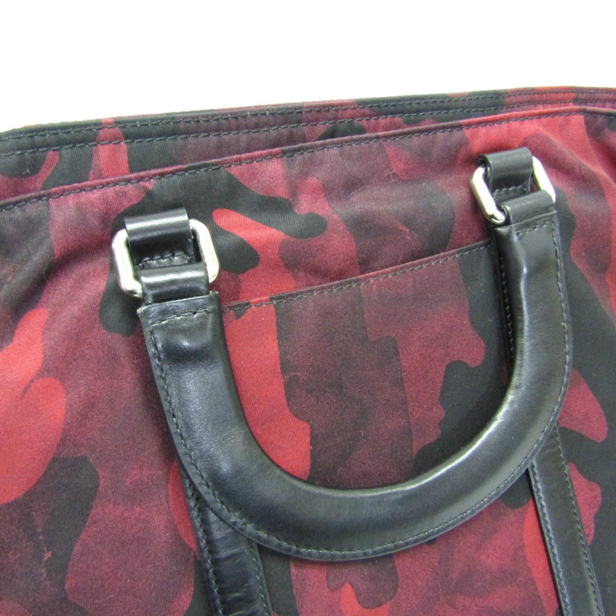 Prada -- Red Leather Shoulder Bag (Pre-Owned) Size ONE SIZE - 3 Thumbnail