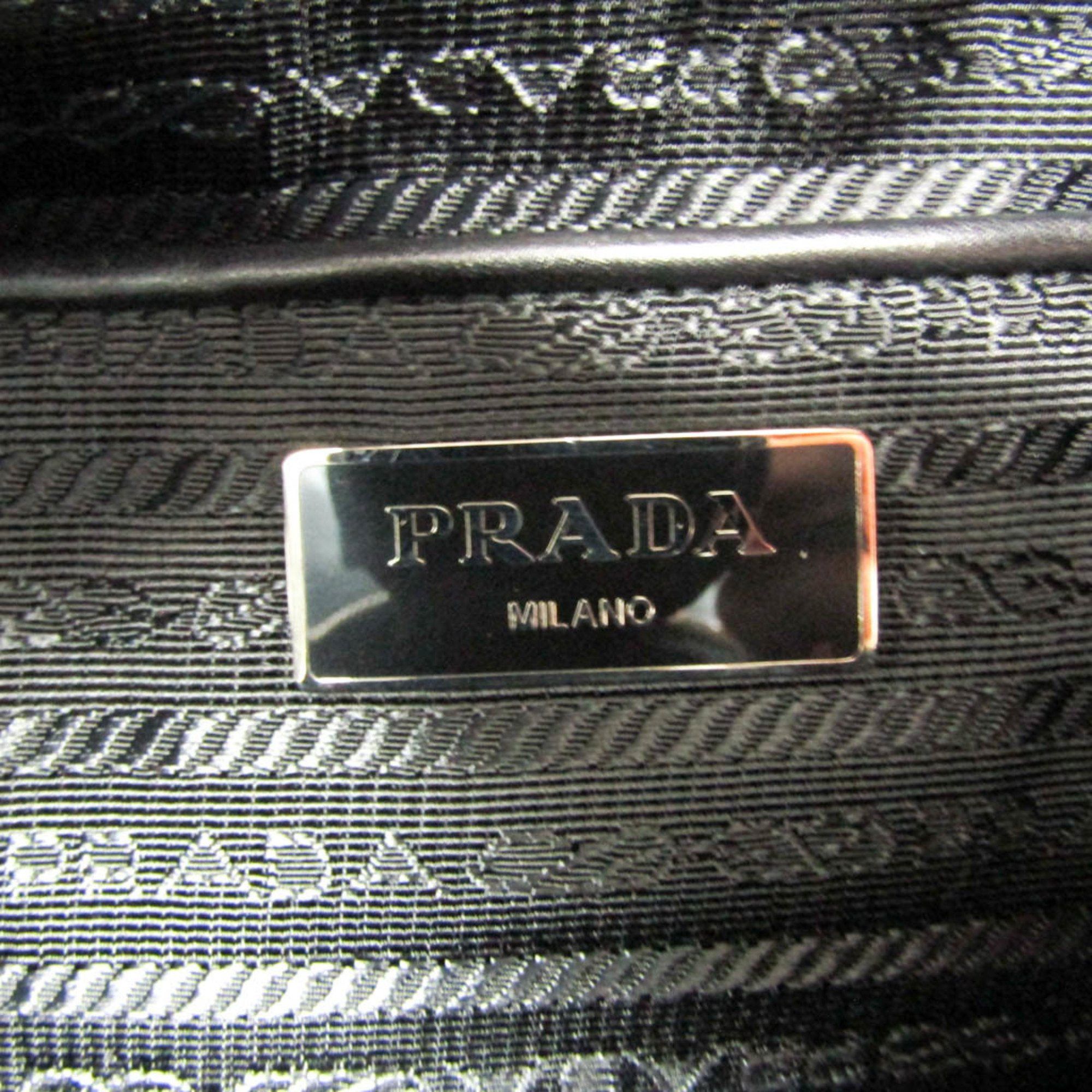 Prada -- Red Leather Shoulder Bag (Pre-Owned) Size ONE SIZE - 14 Thumbnail