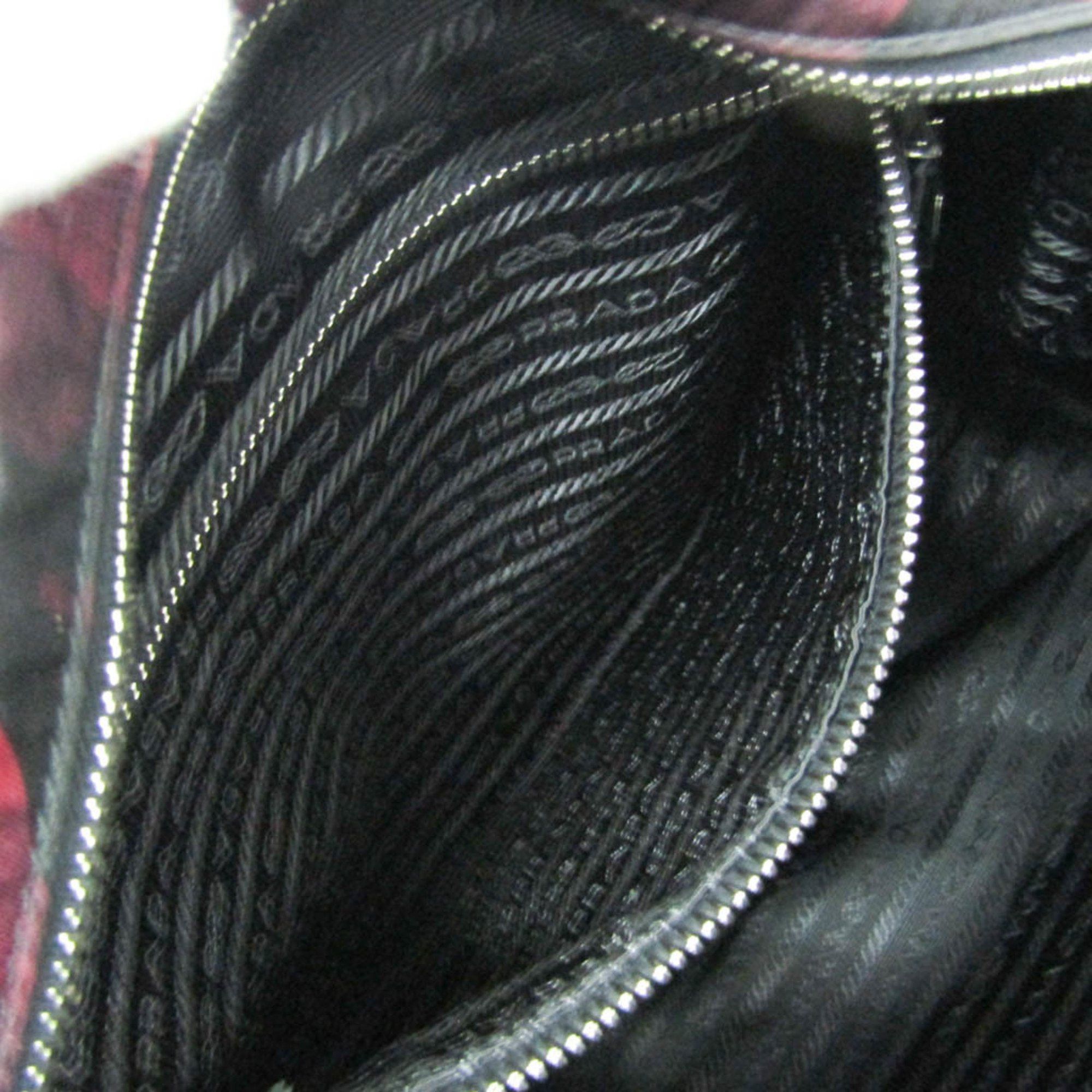 Prada -- Red Leather Shoulder Bag (Pre-Owned) Size ONE SIZE - 10 Thumbnail