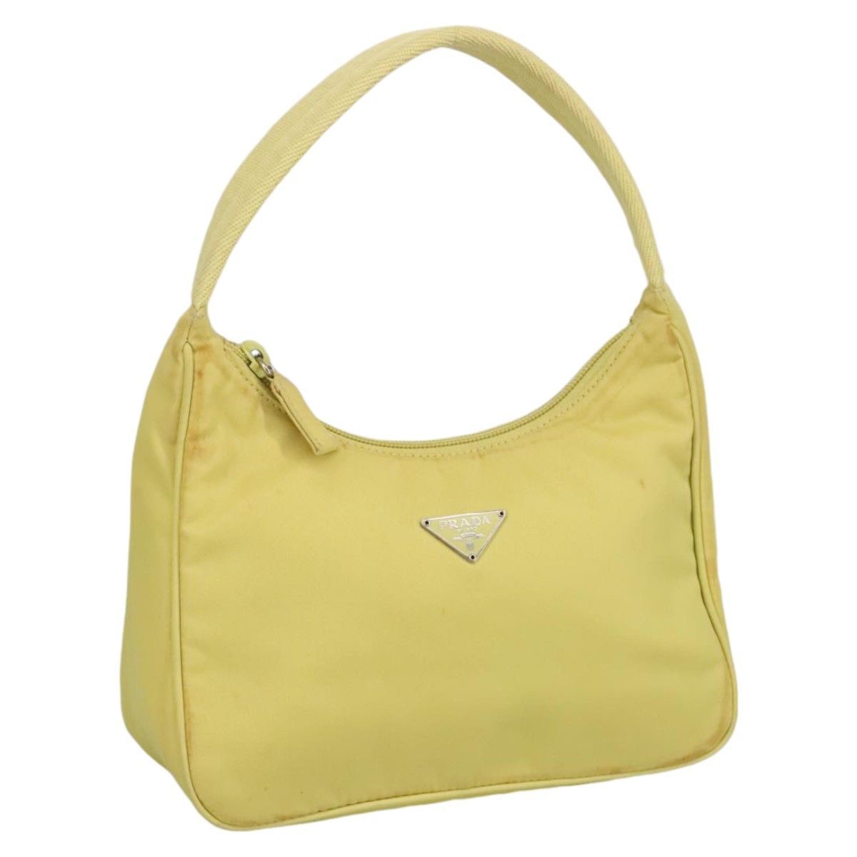 Prada Re-Nylon Yellow Synthetic Handbag (Pre-Owned) Size ONE SIZE - 18 Thumbnail