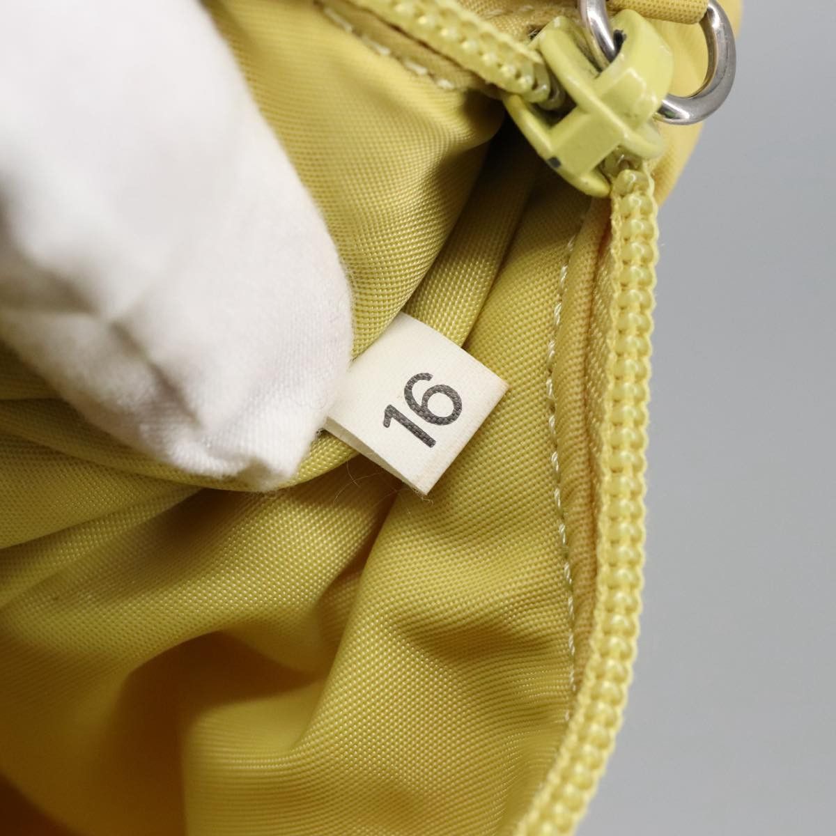 Prada Re-Nylon Yellow Synthetic Handbag (Pre-Owned) Size ONE SIZE - 15 Thumbnail