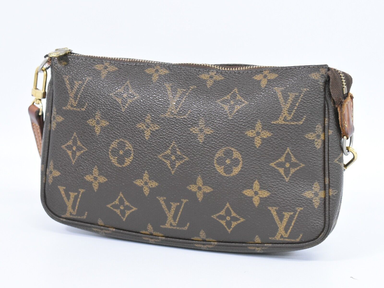 Louis Vuitton Pochette Accessoire Brown Canvas Handbag (Pre-Owned) Size ONE SIZE - 2 Thumbnail