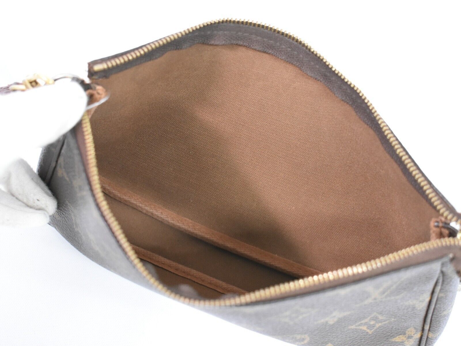 Louis Vuitton Pochette Accessoire Brown Canvas Handbag (Pre-Owned) Size ONE SIZE - 8 Thumbnail