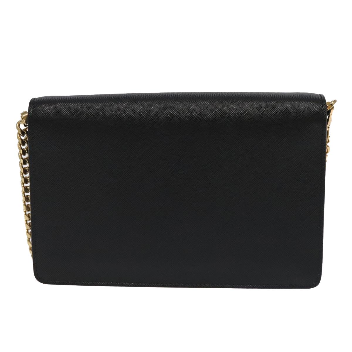 Prada Saffiano Black Leather Shoulder Bag (Pre-Owned) Size ONE SIZE - 2 Thumbnail