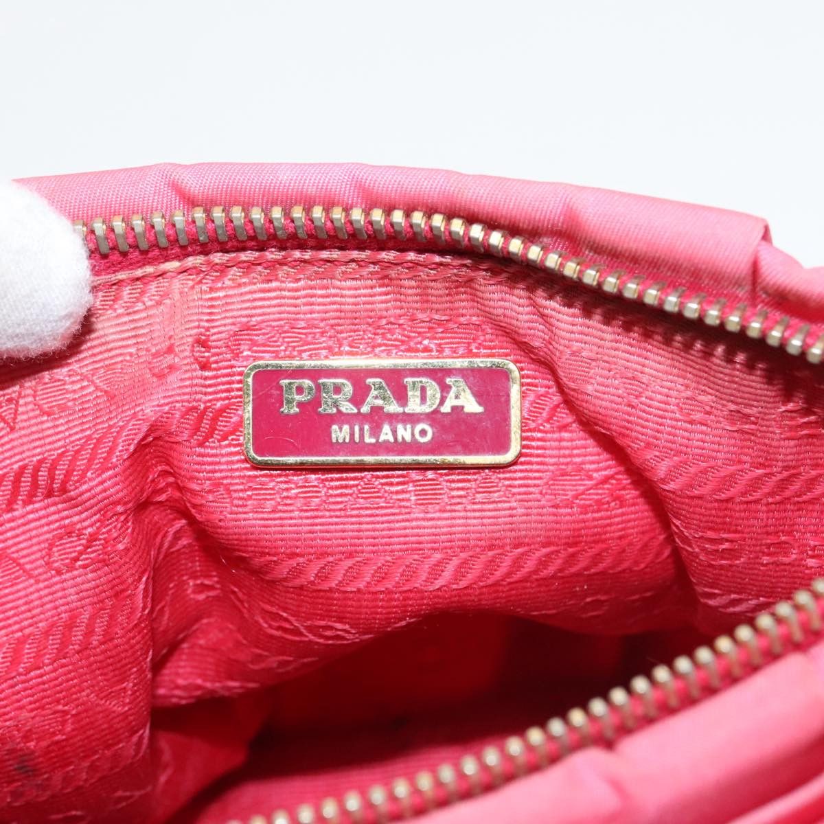 Prada Ribbon Pink Synthetic Clutch Bag (Pre-Owned) Size ONE SIZE - 13 Thumbnail