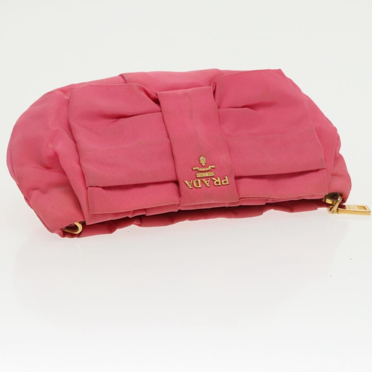 Prada Ribbon Pink Synthetic Clutch Bag (Pre-Owned) Size ONE SIZE - 15 Thumbnail