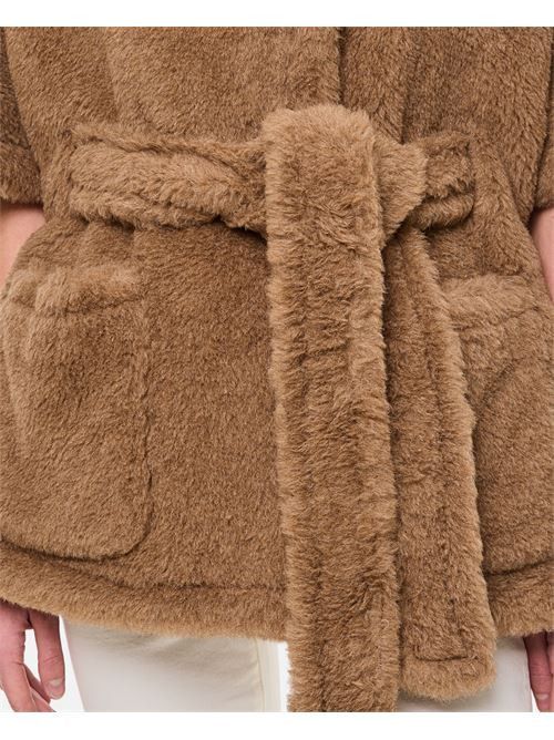 Max Mara AMATO TEDDY CAPE WITH BELT Size S / US 4 / IT 40 - 4 Thumbnail