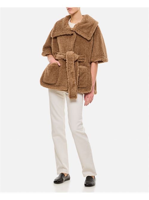 Max Mara AMATO TEDDY CAPE WITH BELT Size M / US 6-8 / IT 42-44 - 2 Thumbnail