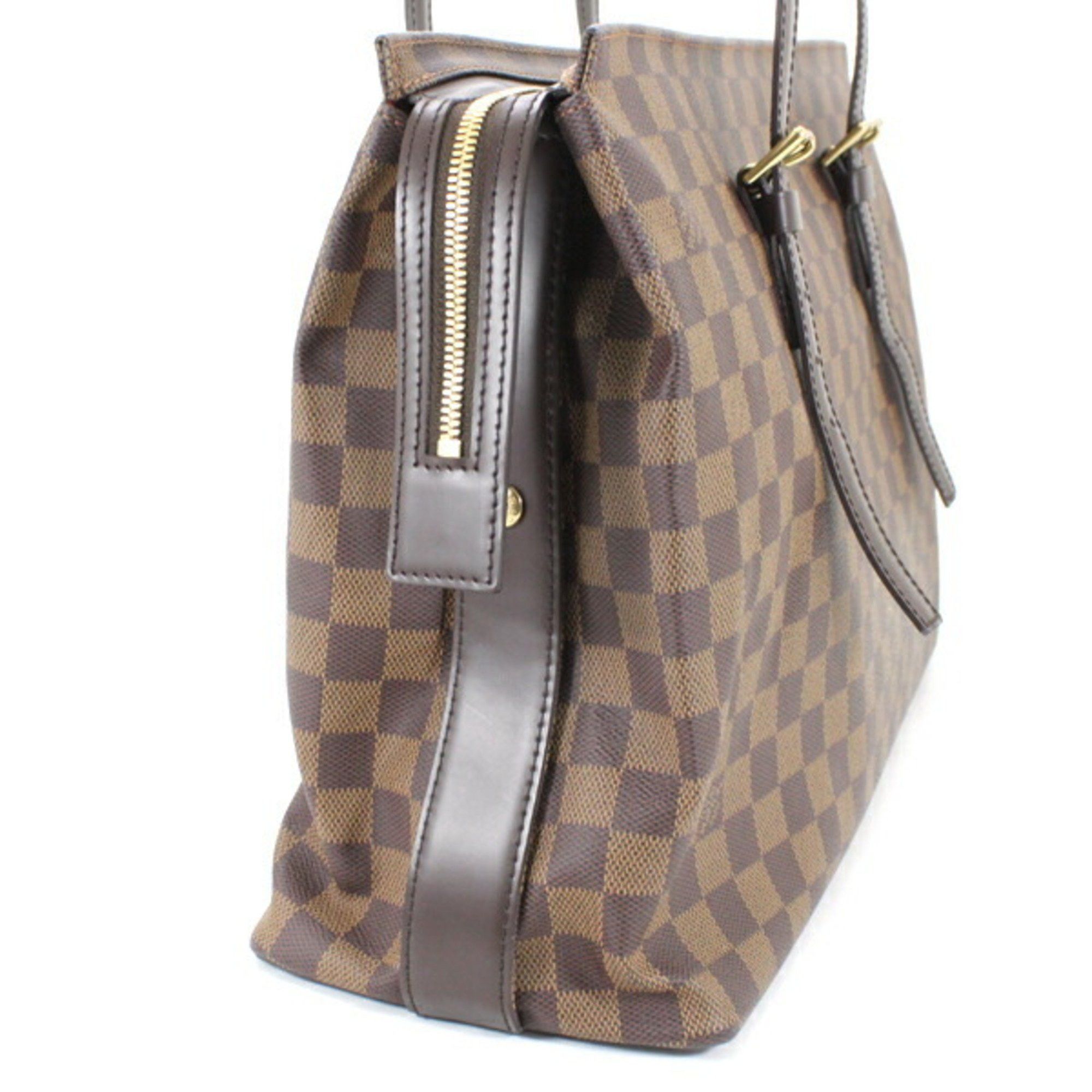 Louis Vuitton Bag Chelsea Damier Tote Shoulder N51119 Brown LOUIS