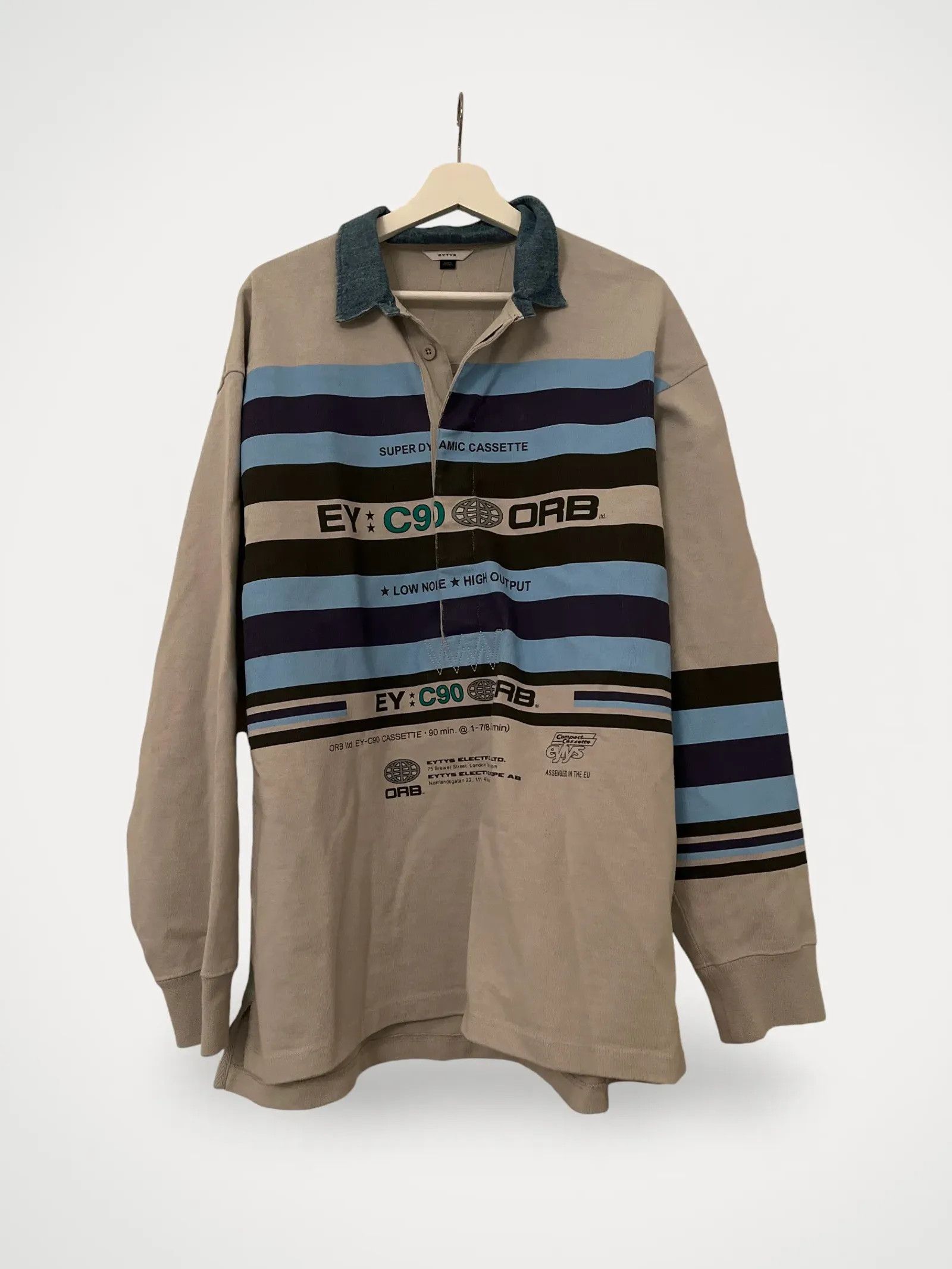 Eytys Eytys Canberra Blue Cassette Sweater Size M / US 6-8 / IT 42-44 - 2 Thumbnail