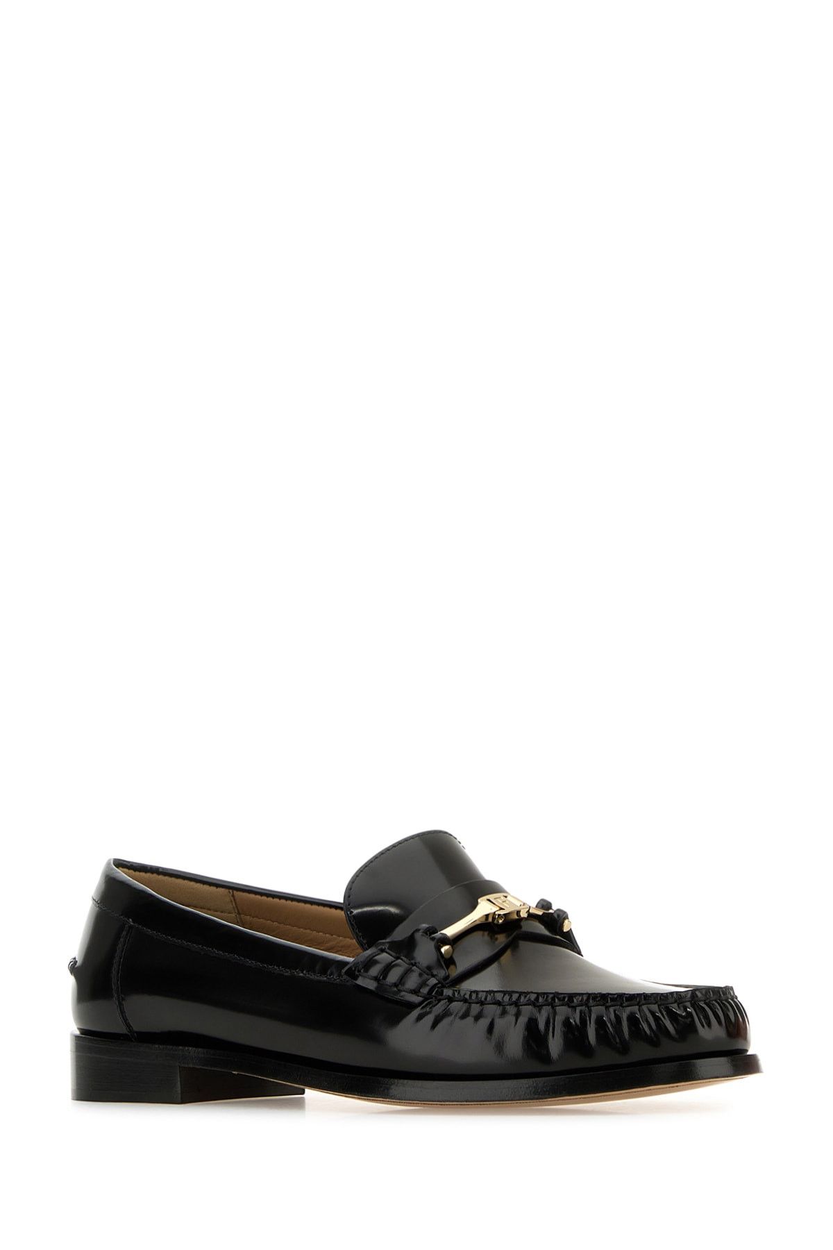 Salvatore Ferragamo Black Leather Harry Loafers Size US 5.5 / IT 35.5 - 2 Thumbnail