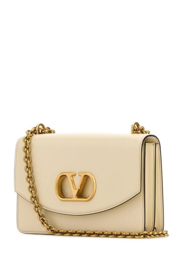 Valentino Ivory Leather Vain Shoulder Bag Size ONE SIZE - 4 Thumbnail