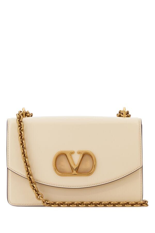 Valentino Ivory Leather Vain Shoulder Bag Size ONE SIZE - 3 Thumbnail