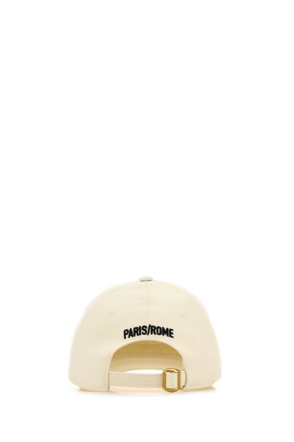 Valentino Ivory Cotton Baseball Cap Size ONE SIZE - 5 Thumbnail