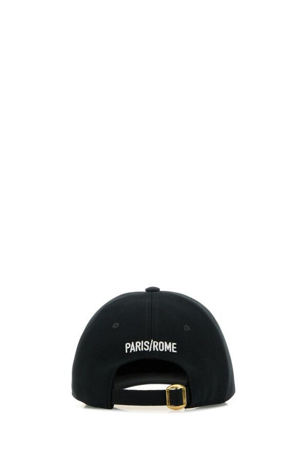 Valentino Midnight Blue Cotton Baseball Cap Size ONE SIZE - 5 Thumbnail