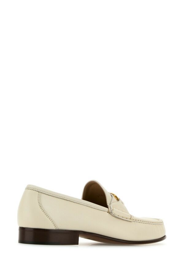 Valentino Ivory Leather Vlogo Signature Loafers Size US 8.5 / EU 41-42 - 5 Thumbnail