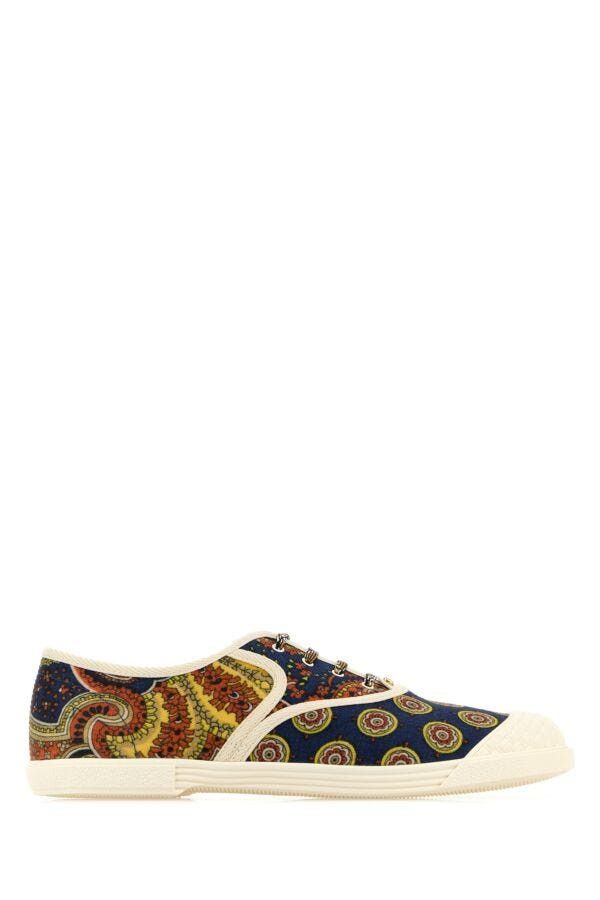 Valentino Printed Fabric Bay By Bay Sneakers Size US 9.5 / EU 42-43 - 3 Thumbnail