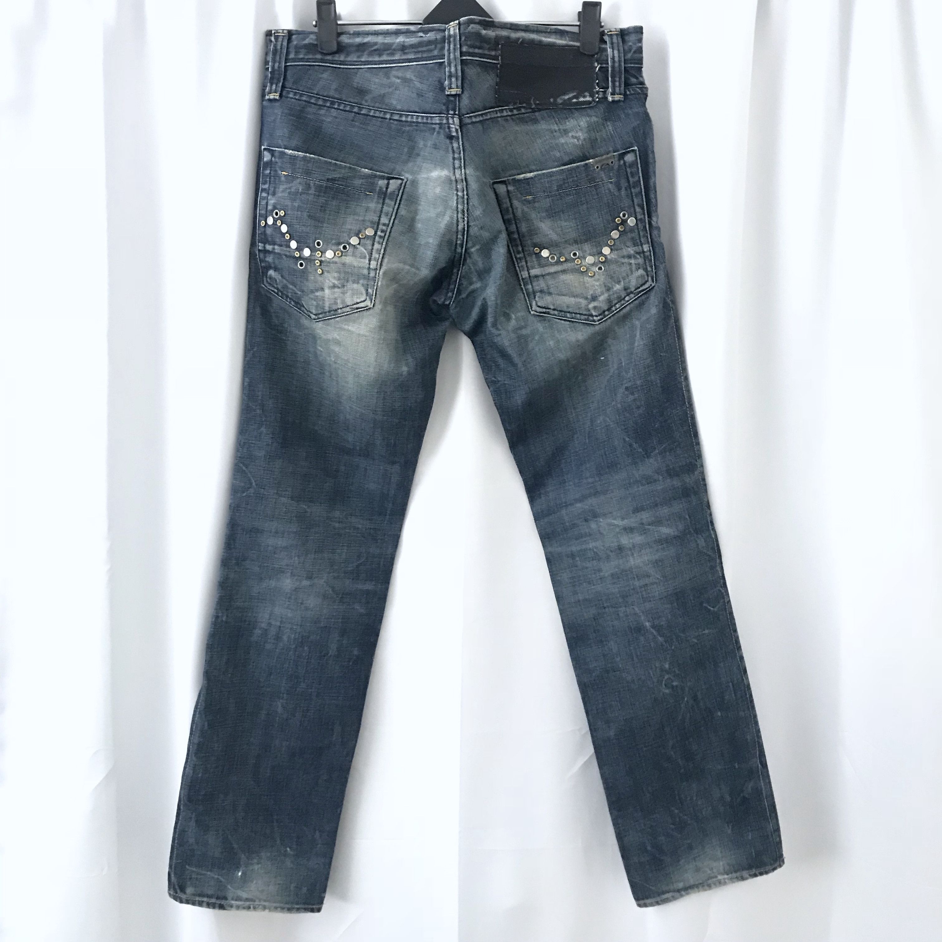 $300 Energie 'Tony Champa' Studded Pocket Thick Denim