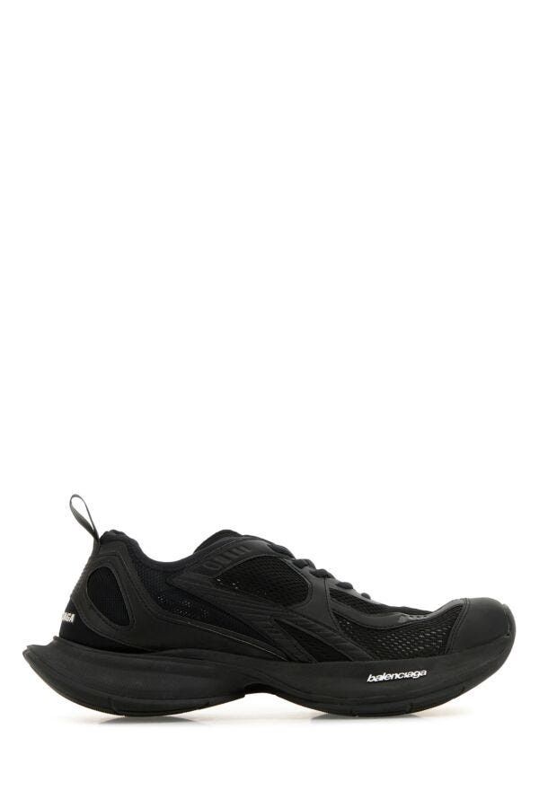 Balenciaga Black Mesh And Rubber Circuit Sneakers Size US 11 / EU 44 - 3 Thumbnail