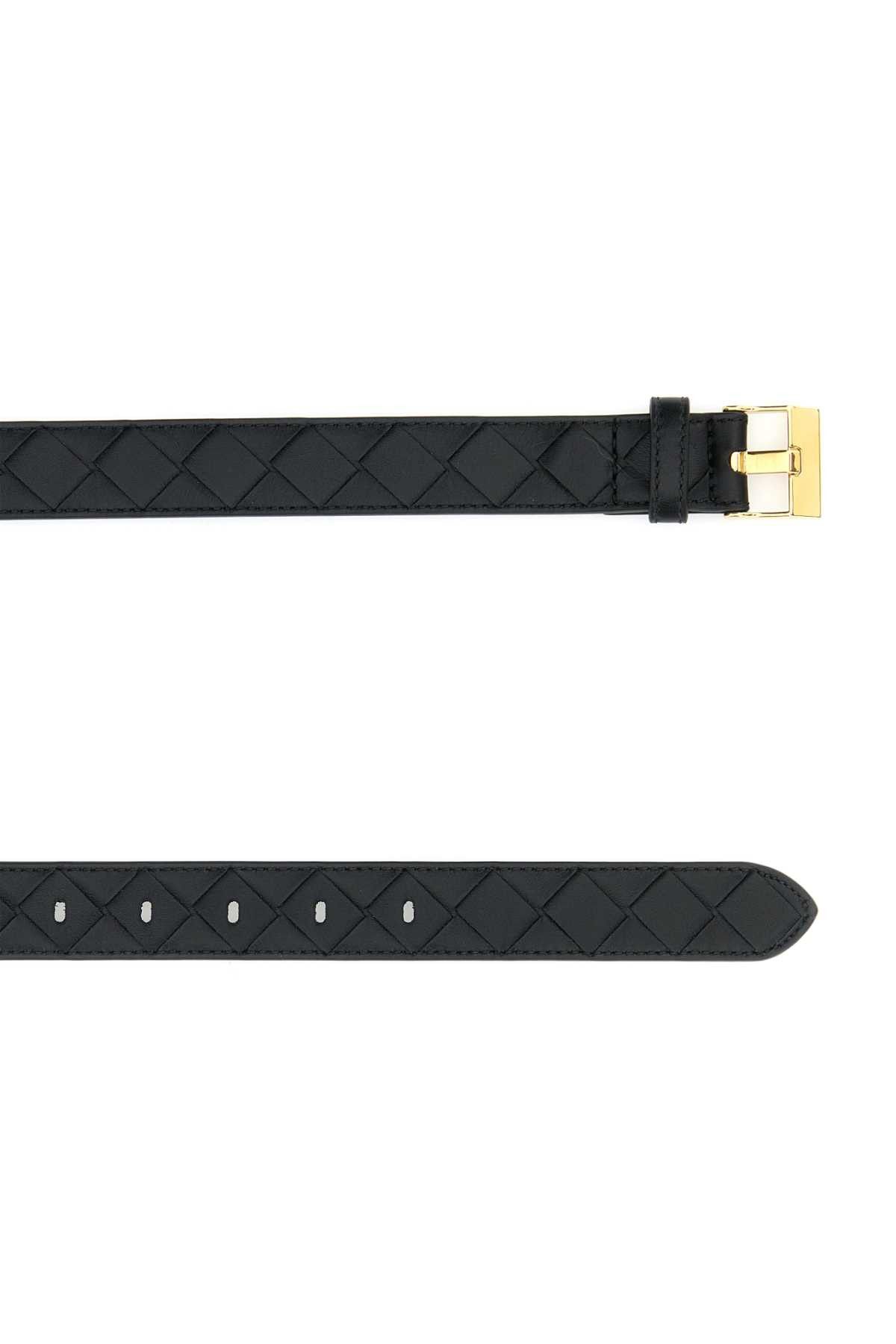 Bottega Veneta Black Leather Watch Belt Size ONE SIZE - 2 Thumbnail