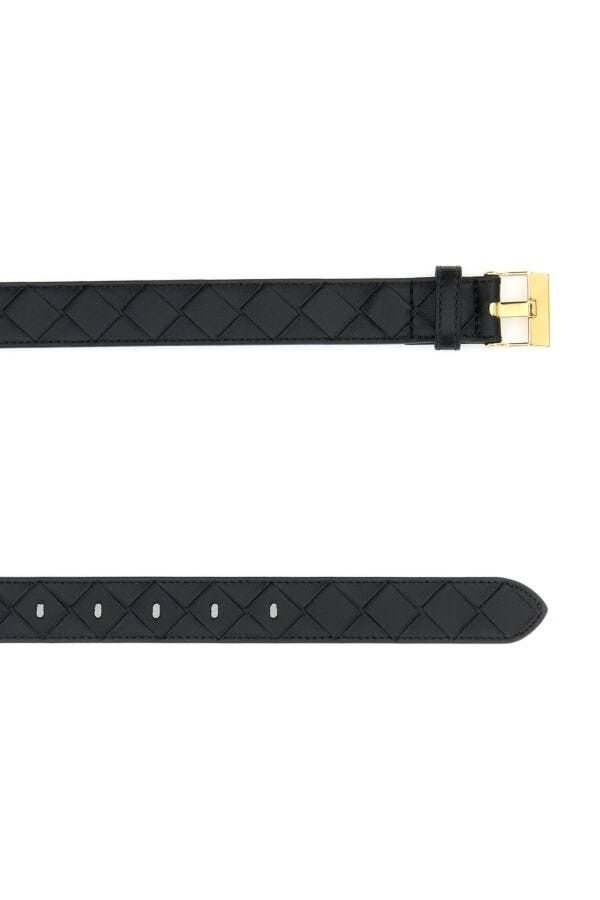 Bottega Veneta Black Leather Watch Belt Size ONE SIZE - 4 Thumbnail