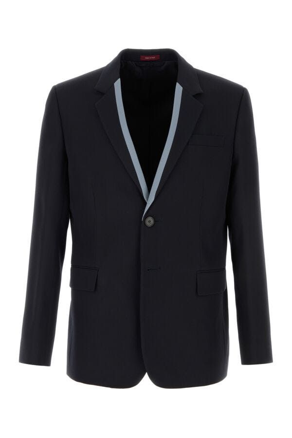 Gucci Midnight Blue Wool Blazer Size US L / EU 52-54 / 3 - 3 Thumbnail