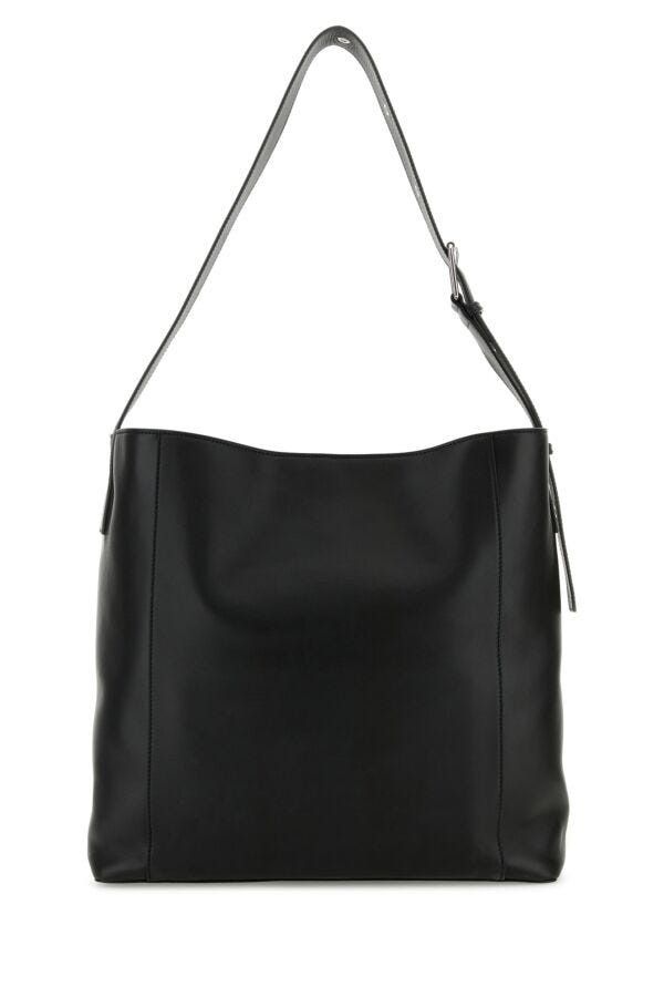 Alexander McQueen Black Leather Pendant Shopping Bag Size ONE SIZE - 5 Thumbnail