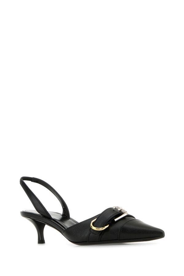 Givenchy Black Leather Voyou Pumps Size US 6 / IT 36 - 4 Thumbnail