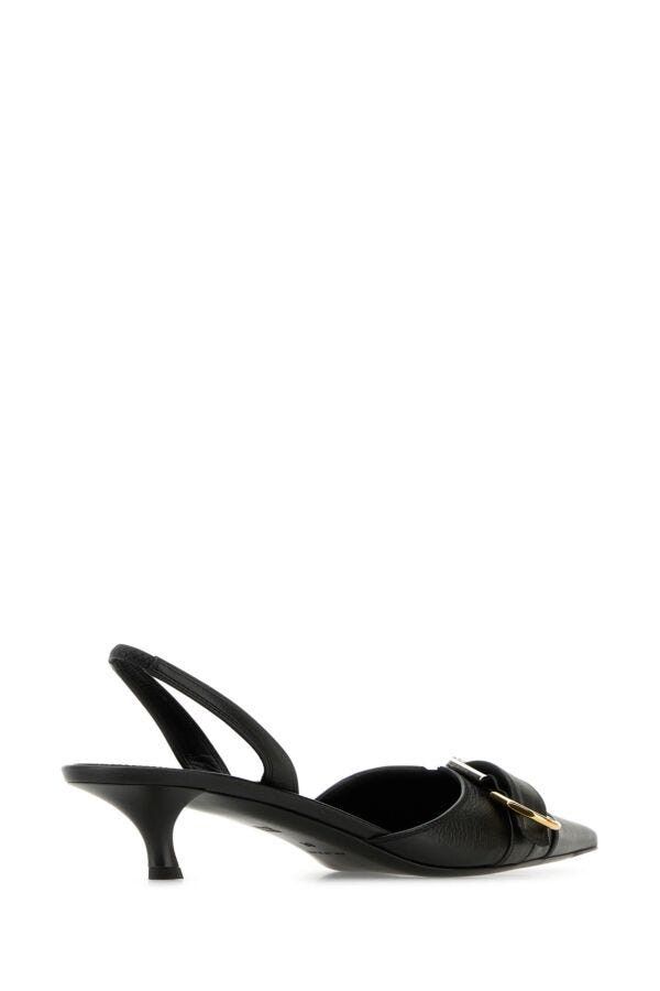 Givenchy Black Leather Voyou Pumps Size US 7 / IT 37 - 5 Thumbnail