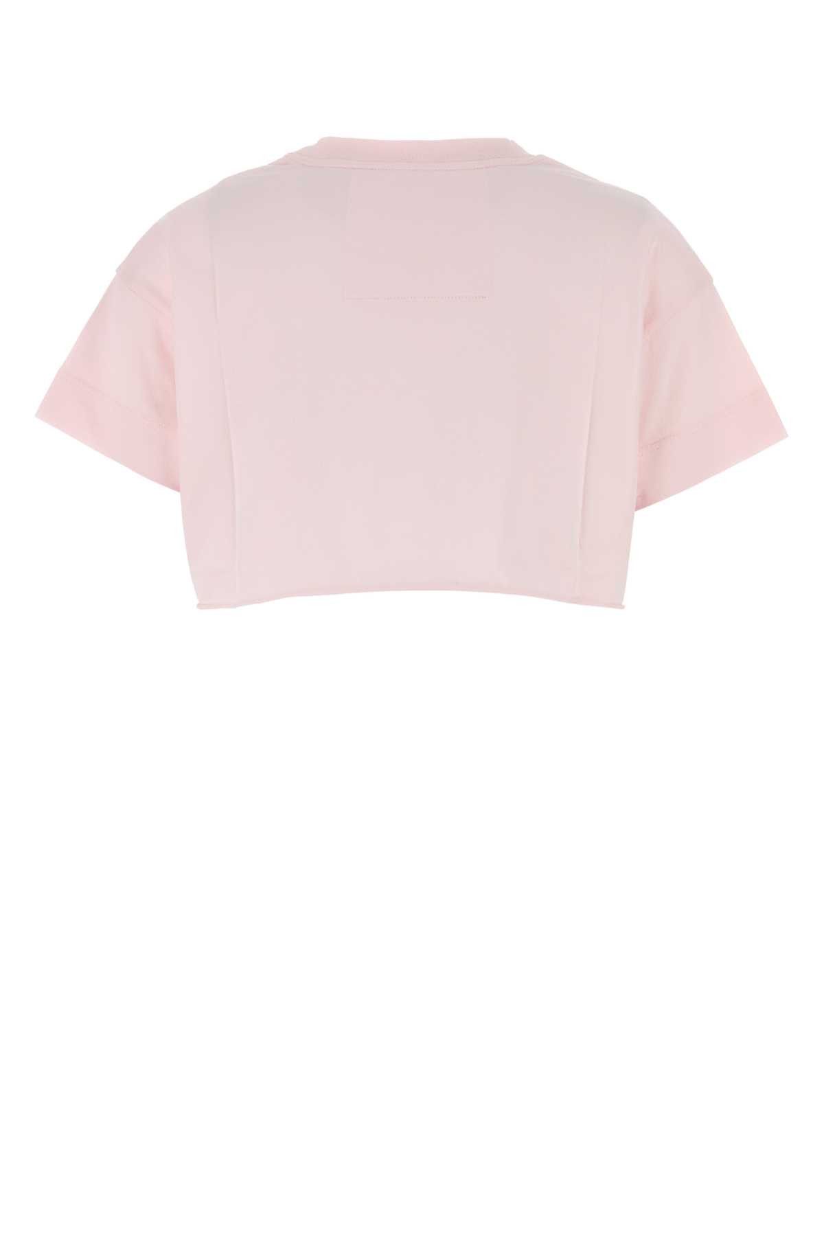 Givenchy Pastel Pink Cotton Crop-Top Size S / US 4 / IT 40 - 2 Thumbnail