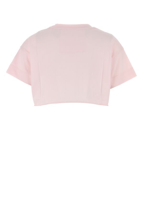 Givenchy Pastel Pink Cotton Crop-Top Size S / US 4 / IT 40 - 4 Thumbnail