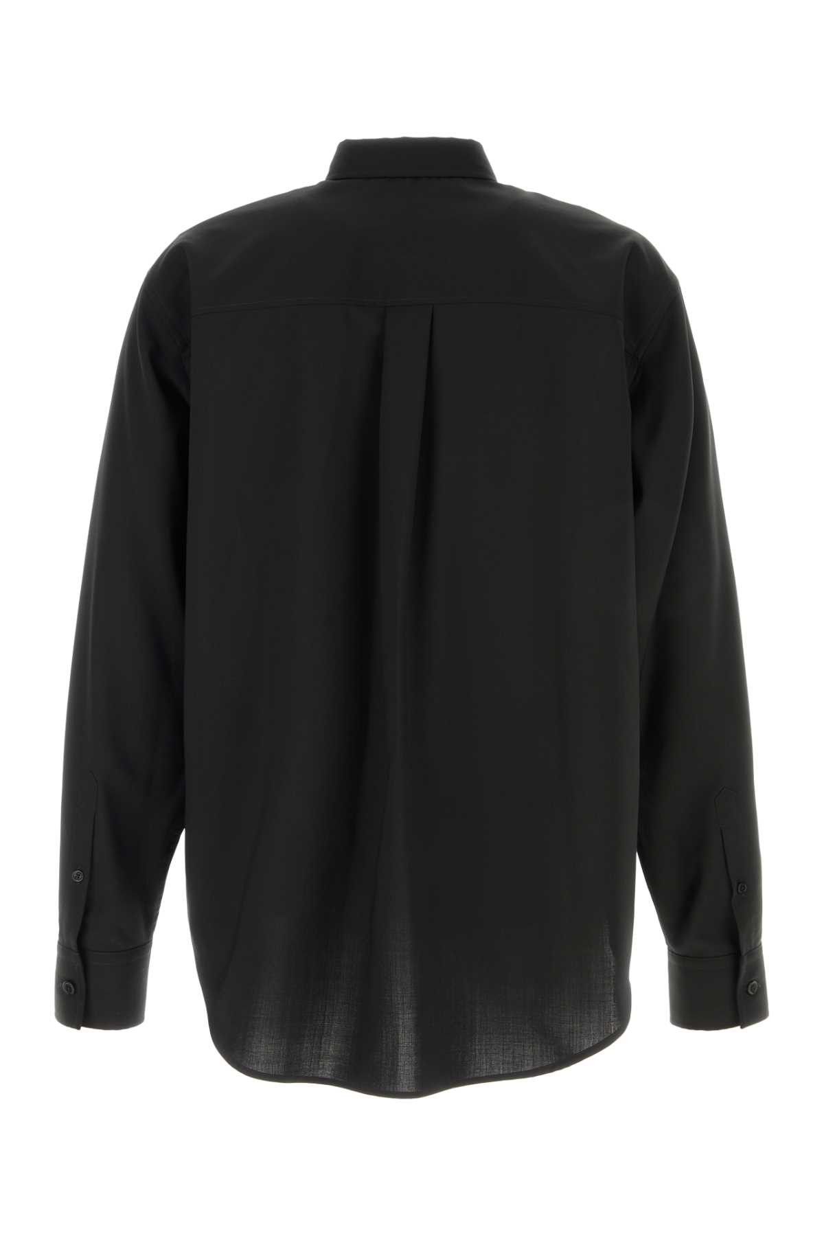 Fendi Black Wool Shirt Size US L / EU 52-54 / 3 - 2 Thumbnail