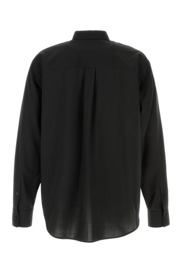Fendi Black Wool Shirt Size US L / EU 52-54 / 3 - 4 Thumbnail