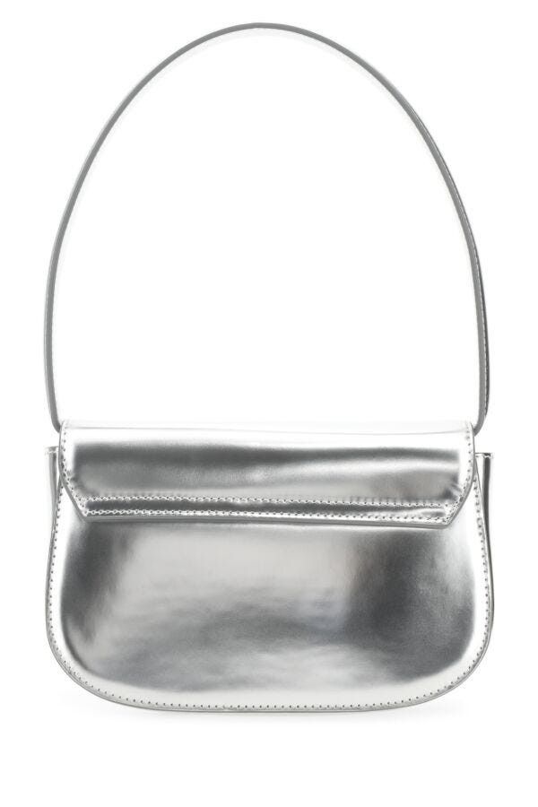 Diesel Silver Leather 1Dr Shoulder Bag Size ONE SIZE - 5 Thumbnail