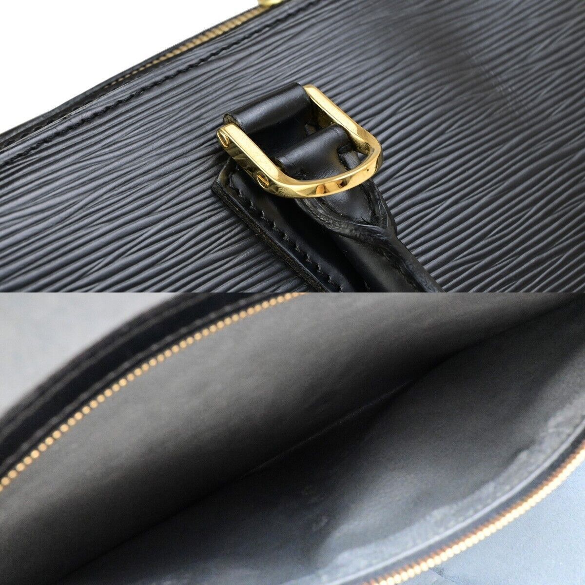 Louis Vuitton Sorbonne Black Leather Handbag (Pre-Owned) Size ONE SIZE - 13 Thumbnail