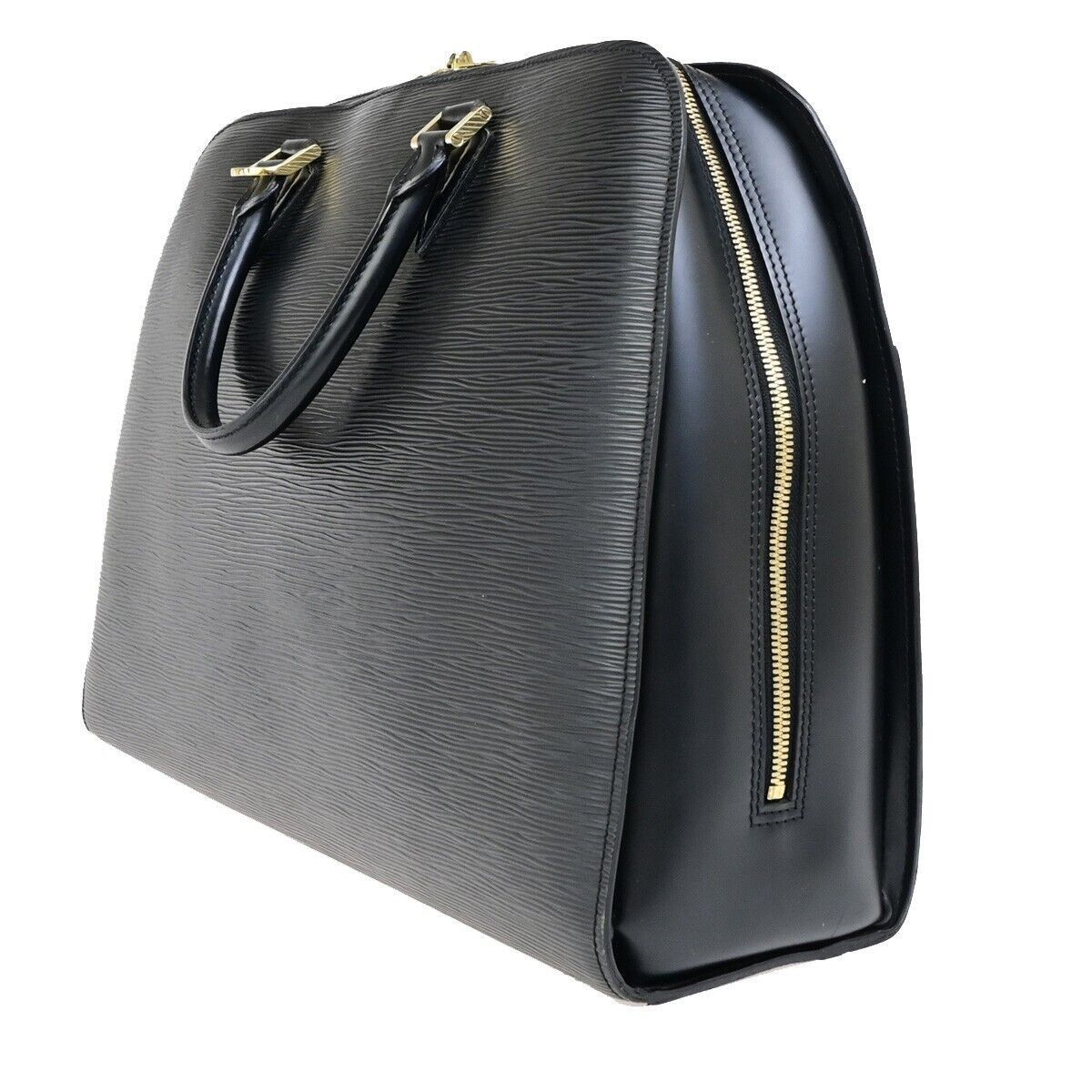 Louis Vuitton Sorbonne Black Leather Handbag (Pre-Owned) Size ONE SIZE - 11 Thumbnail