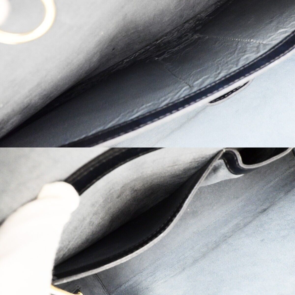 Louis Vuitton Sorbonne Black Leather Handbag (Pre-Owned) Size ONE SIZE - 16 Thumbnail