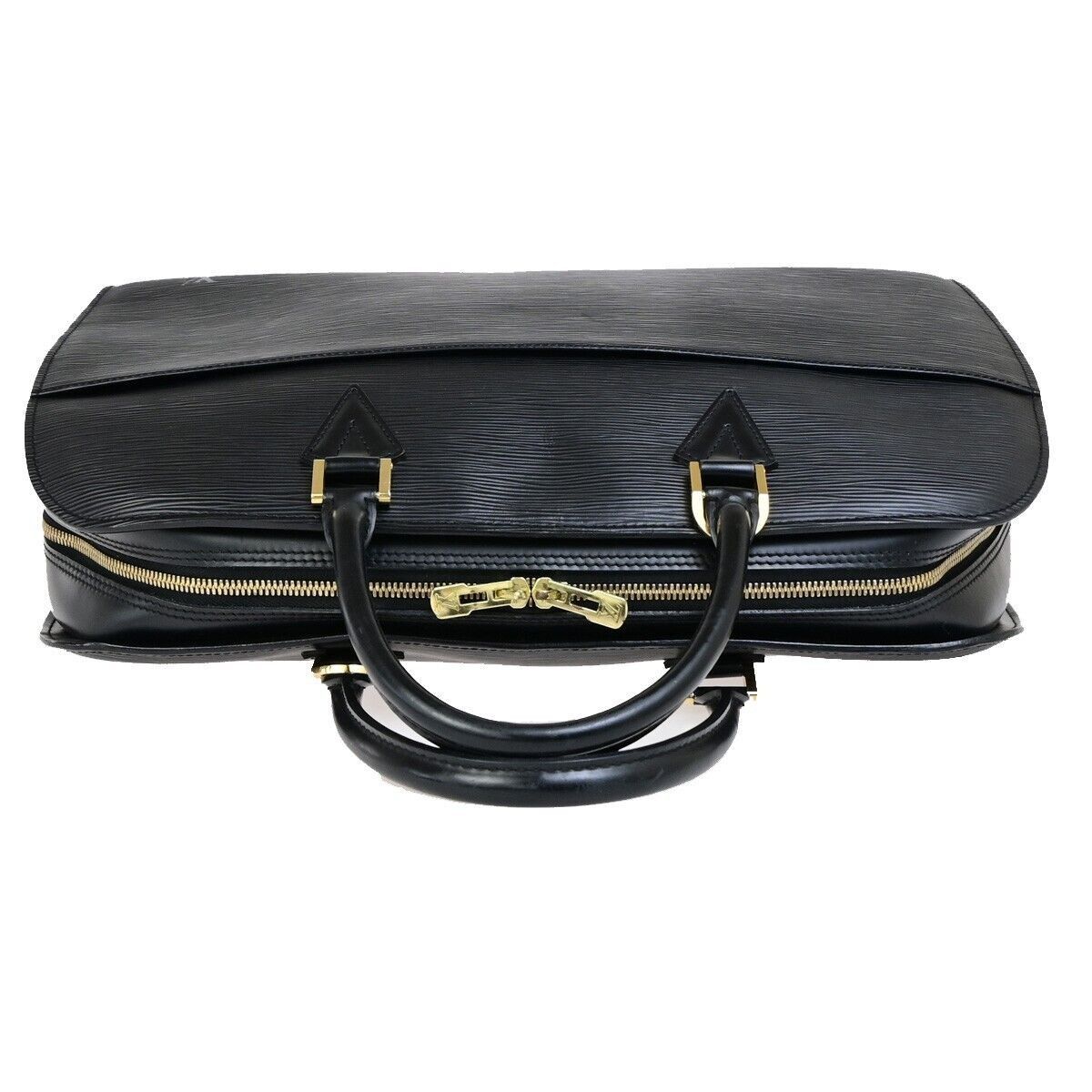 Louis Vuitton Sorbonne Black Leather Handbag (Pre-Owned) Size ONE SIZE - 4 Thumbnail