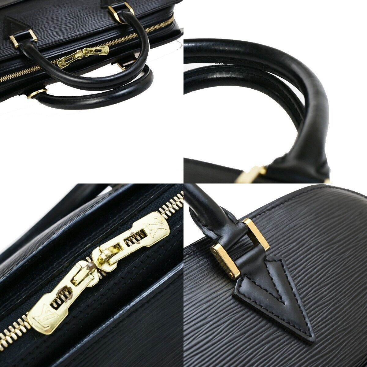 Louis Vuitton Sorbonne Black Leather Handbag (Pre-Owned) Size ONE SIZE - 7 Thumbnail