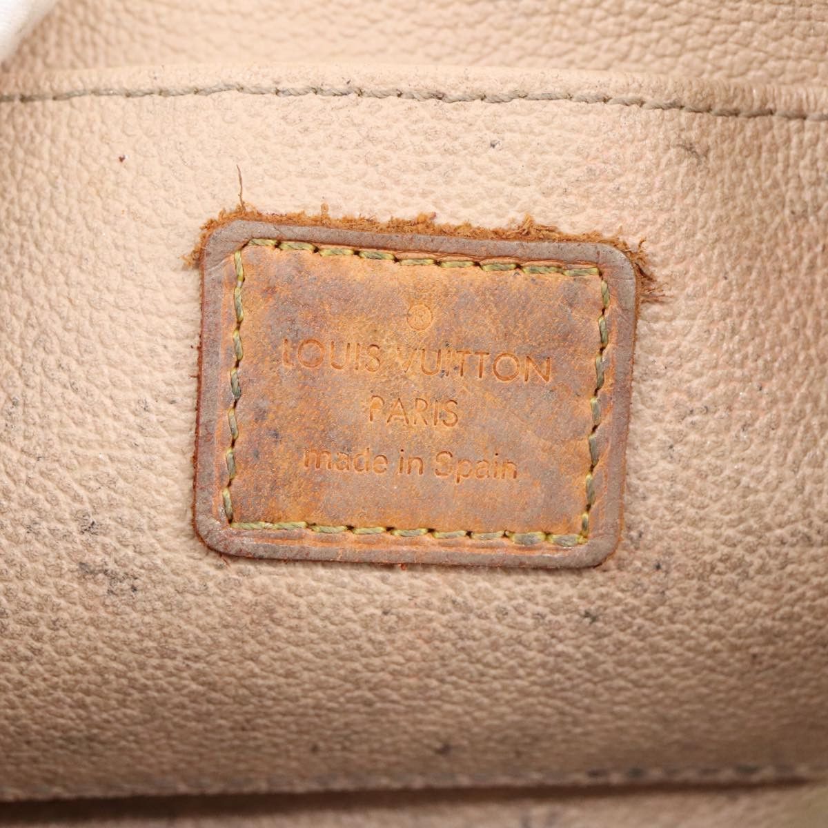 Louis Vuitton Cosmetic Pouch Brown Canvas Clutch Bag (Pre-Owned) Size ONE SIZE - 10 Thumbnail