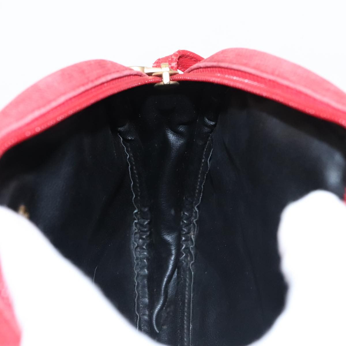 Fendi Zucchino Red Canvas Shoulder Bag (Pre-Owned) Size ONE SIZE - 17 Thumbnail