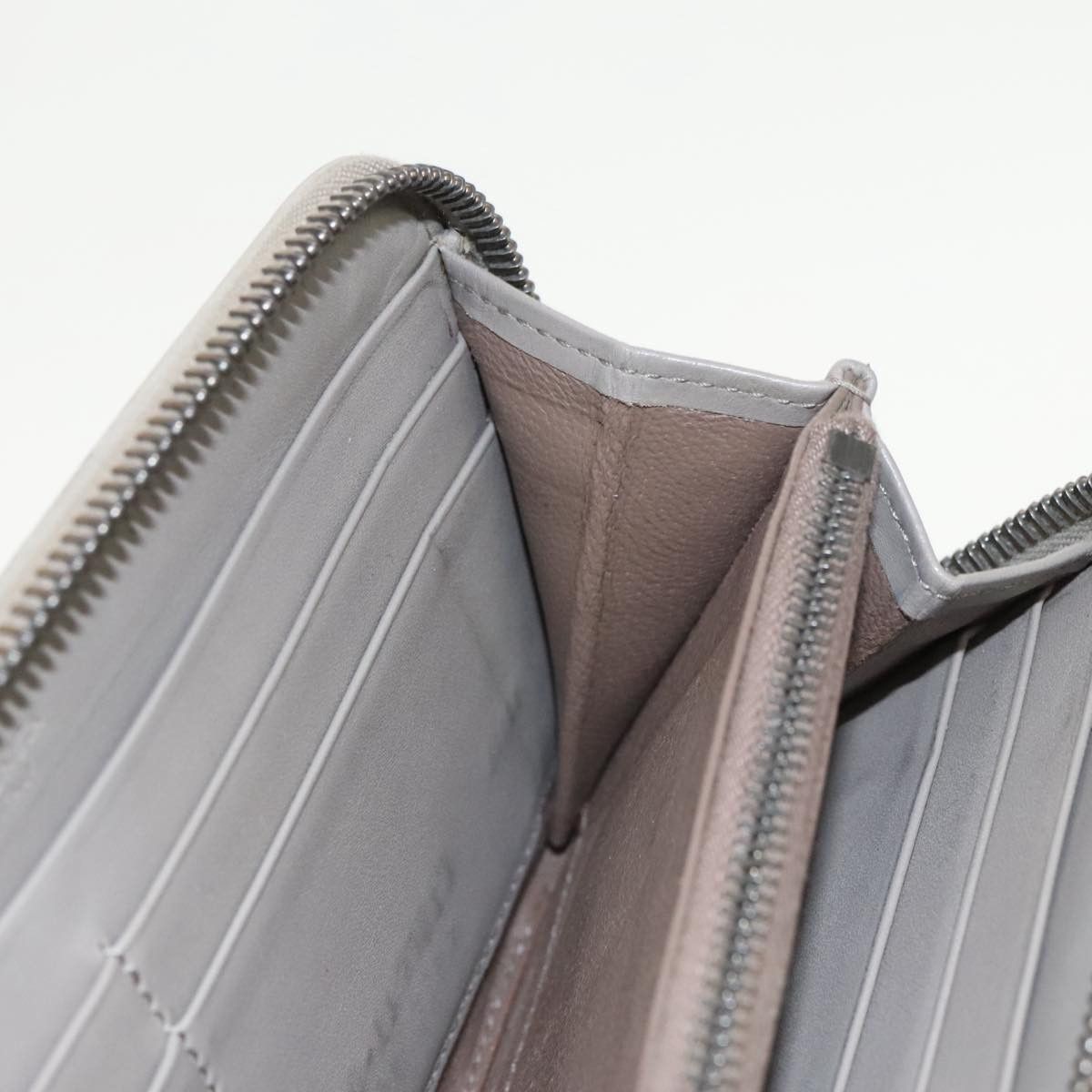 Bottega Veneta Intrecciato Grey Leather Wallet (Pre-Owned) Size ONE SIZE - 16 Thumbnail