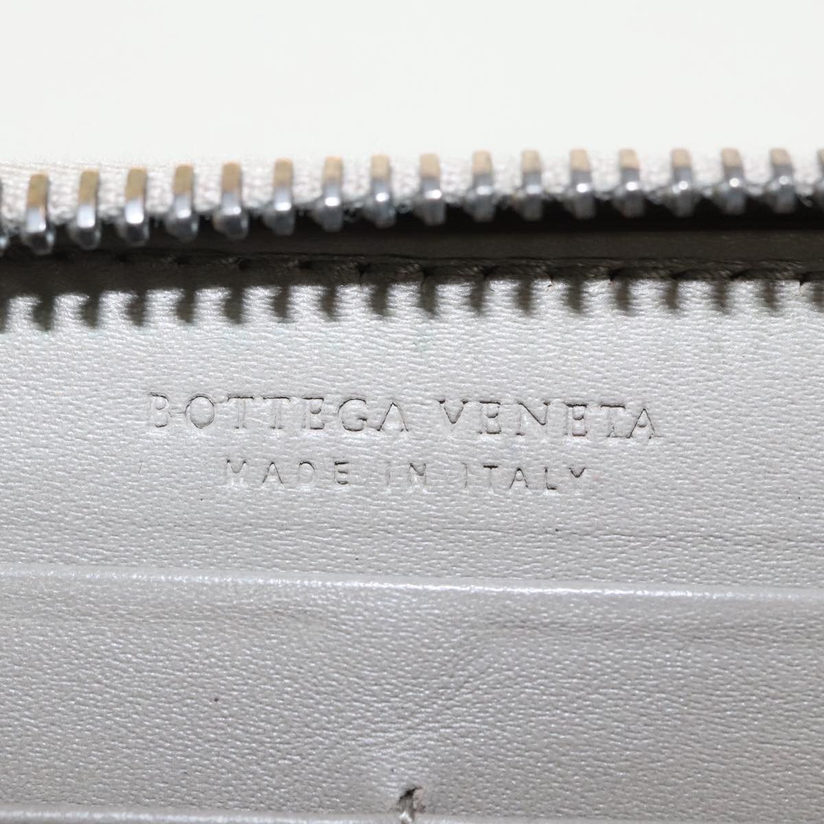 Bottega Veneta Intrecciato Grey Leather Wallet (Pre-Owned) Size ONE SIZE - 10 Thumbnail