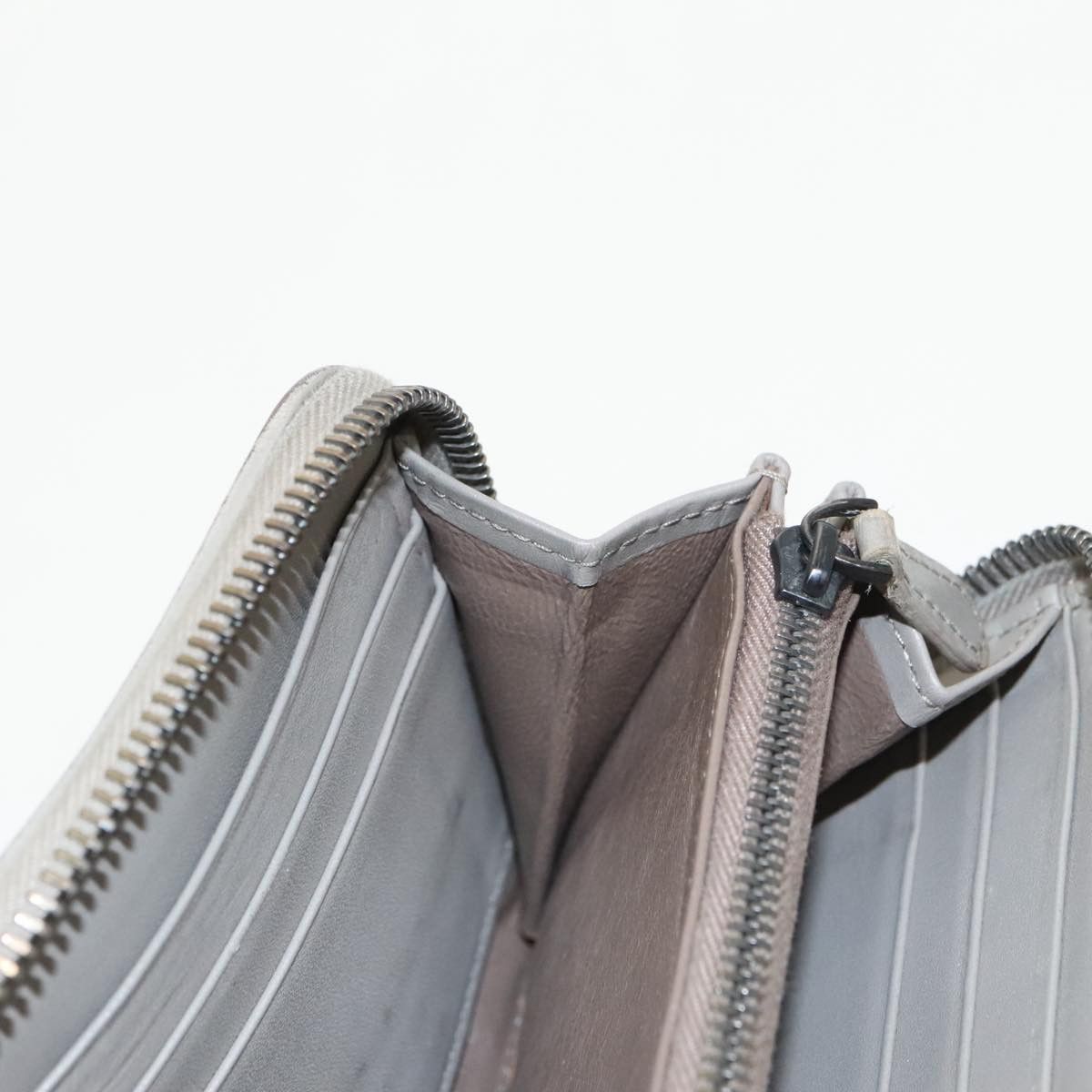 Bottega Veneta Intrecciato Grey Leather Wallet (Pre-Owned) Size ONE SIZE - 19 Thumbnail