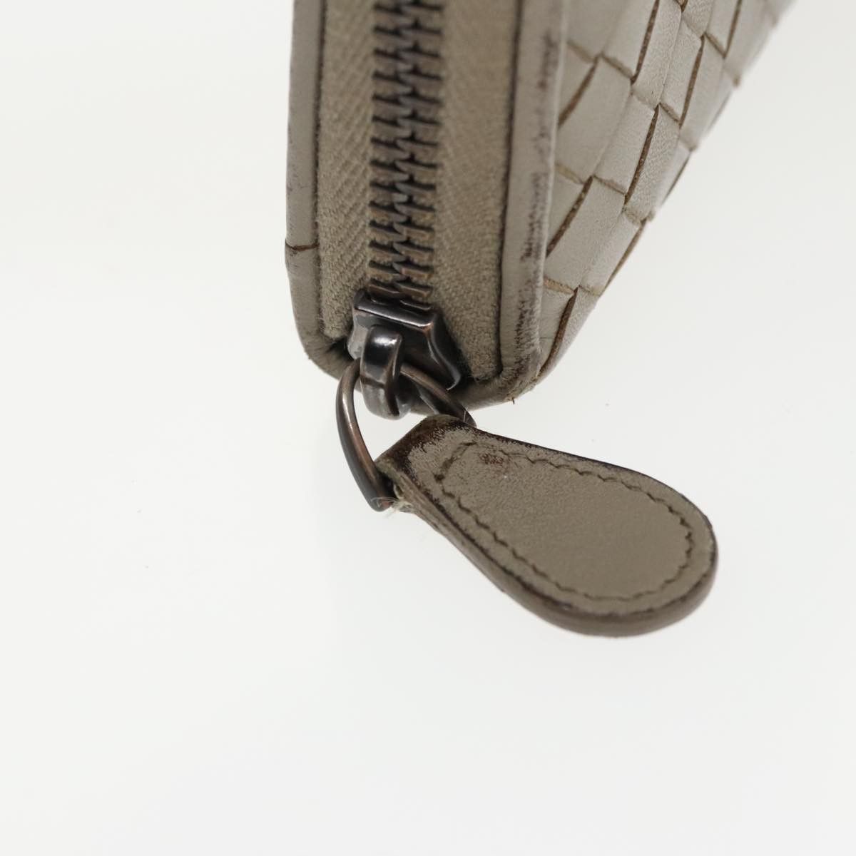 Bottega Veneta Intrecciato Grey Leather Wallet (Pre-Owned) Size ONE SIZE - 14 Thumbnail