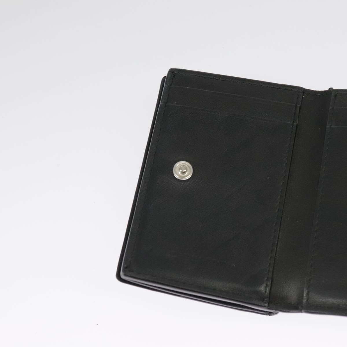 Bottega Veneta Intrecciato Black Leather Wallet (Pre-Owned) Size ONE SIZE - 17 Thumbnail
