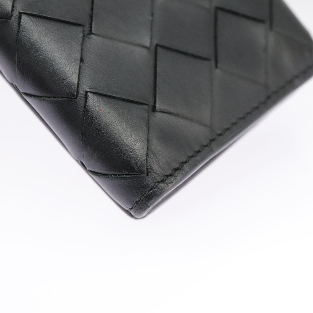 Bottega Veneta Intrecciato Black Leather Wallet (Pre-Owned) Size ONE SIZE - 14 Thumbnail