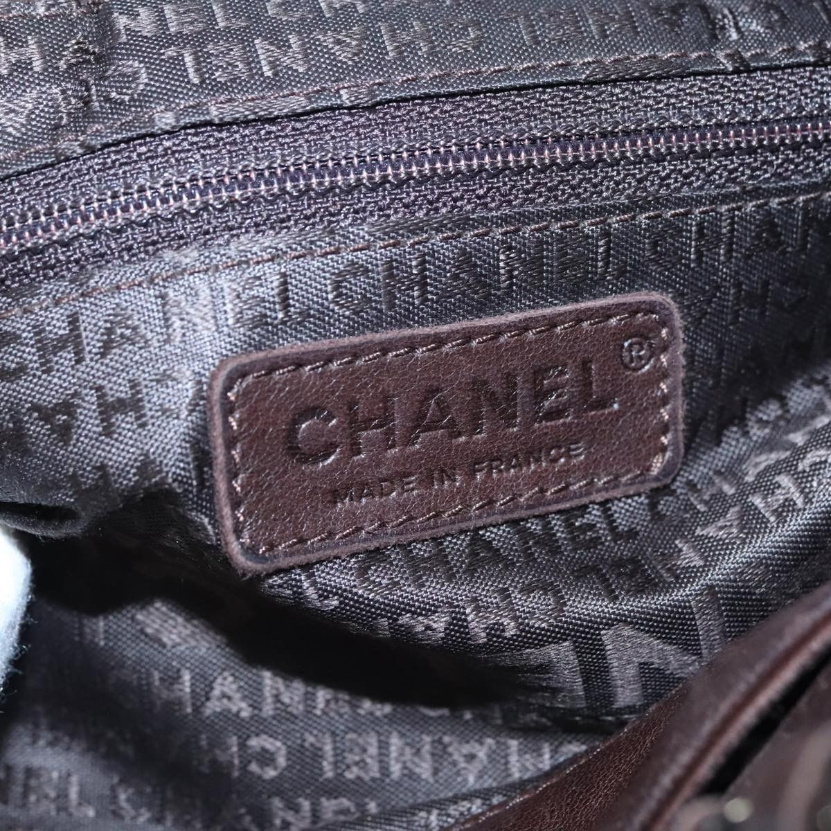 Chanel Hobo Brown Leather Handbag (Pre-Owned) Size ONE SIZE - 10 Thumbnail